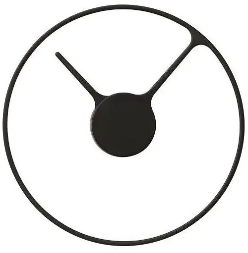 5709846013568 - - Time Wanduhr 30 cm schwarz