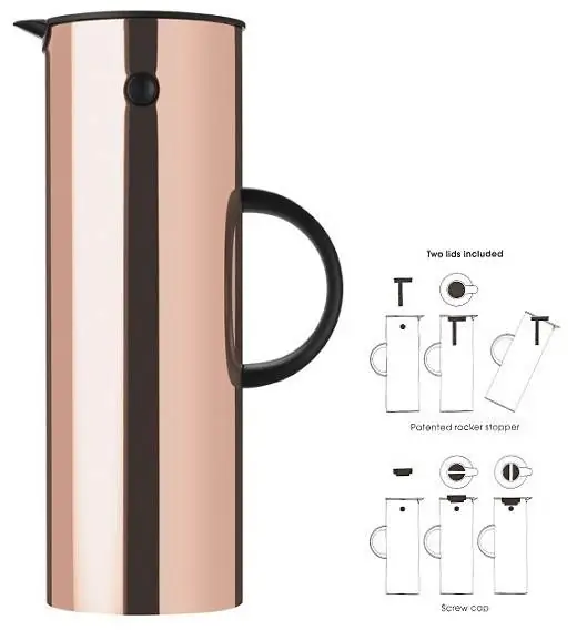 Stelton Isolierkanne EM77 kupfer  Bild