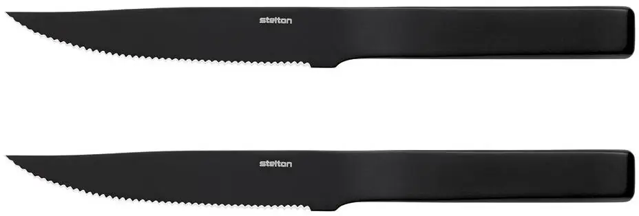 Stelton Pure Black Steakmesser 2 Stück Bild