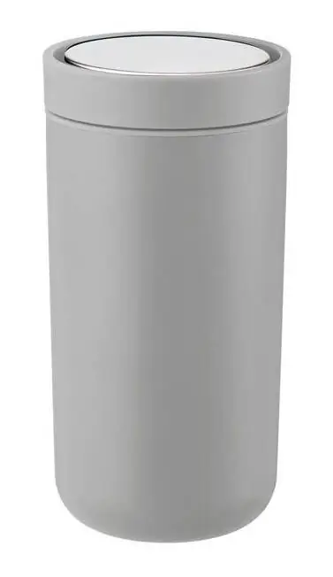 Stelton Isolierbecher To Go Click hellgrau matt 0,34 ltr Bild