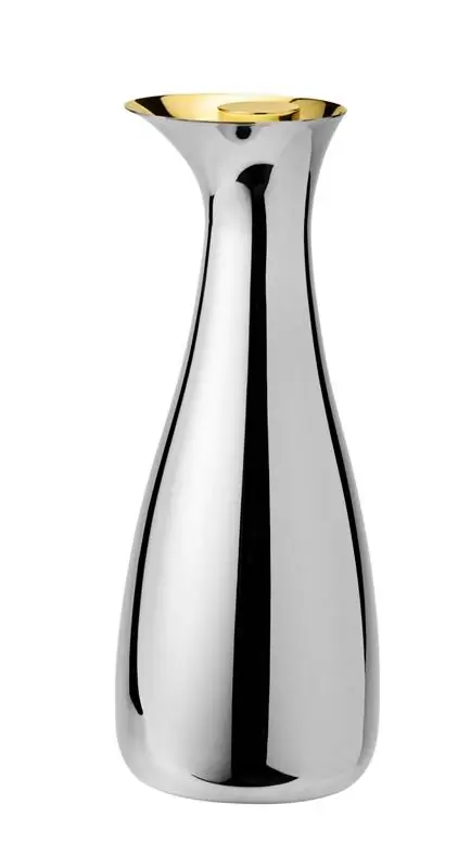 Stelton Foster Karaffe mit Verschluß 1 ltr - stahl-golden Bild