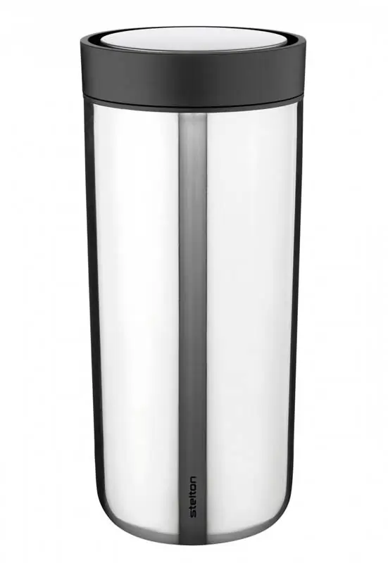 Stelton To Go Click Thermo Becher 0,48 ltr edelstahl steel Bild