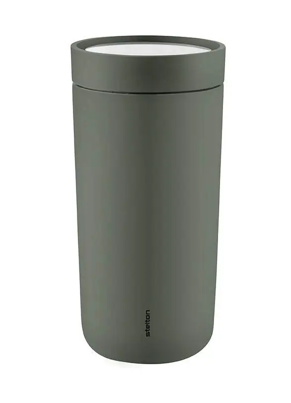 Stelton To Go Click Isobecher 0,4 ltr soft dark forest Bild