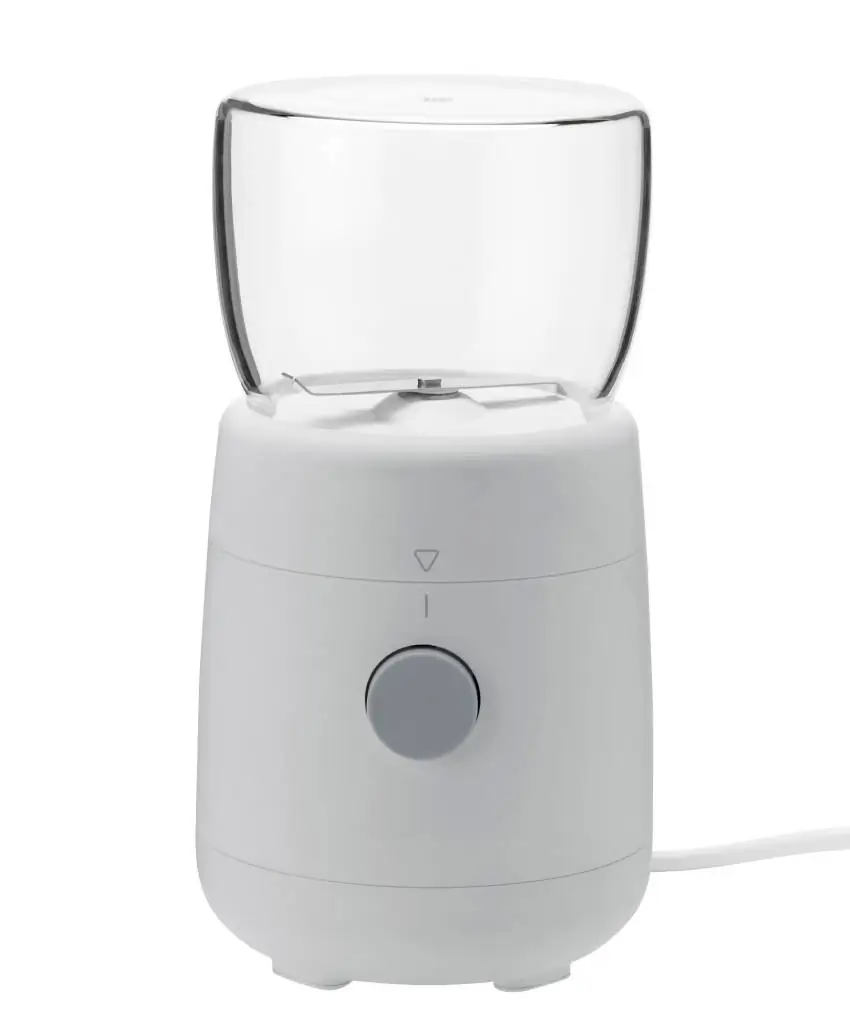 RigTig Foodie elektrische Kaffeemühle hellgrau Bild