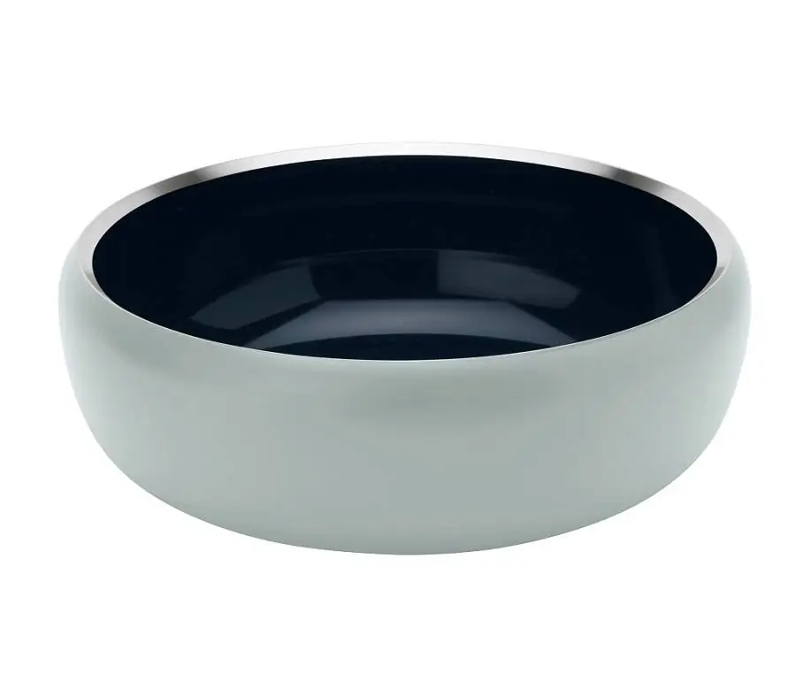 5709846026094 - - Ora Schale Ø30cm - neo mint pulverbeschichtet innen mitternachtsblau H 10cm nicht spülmaschinenfest