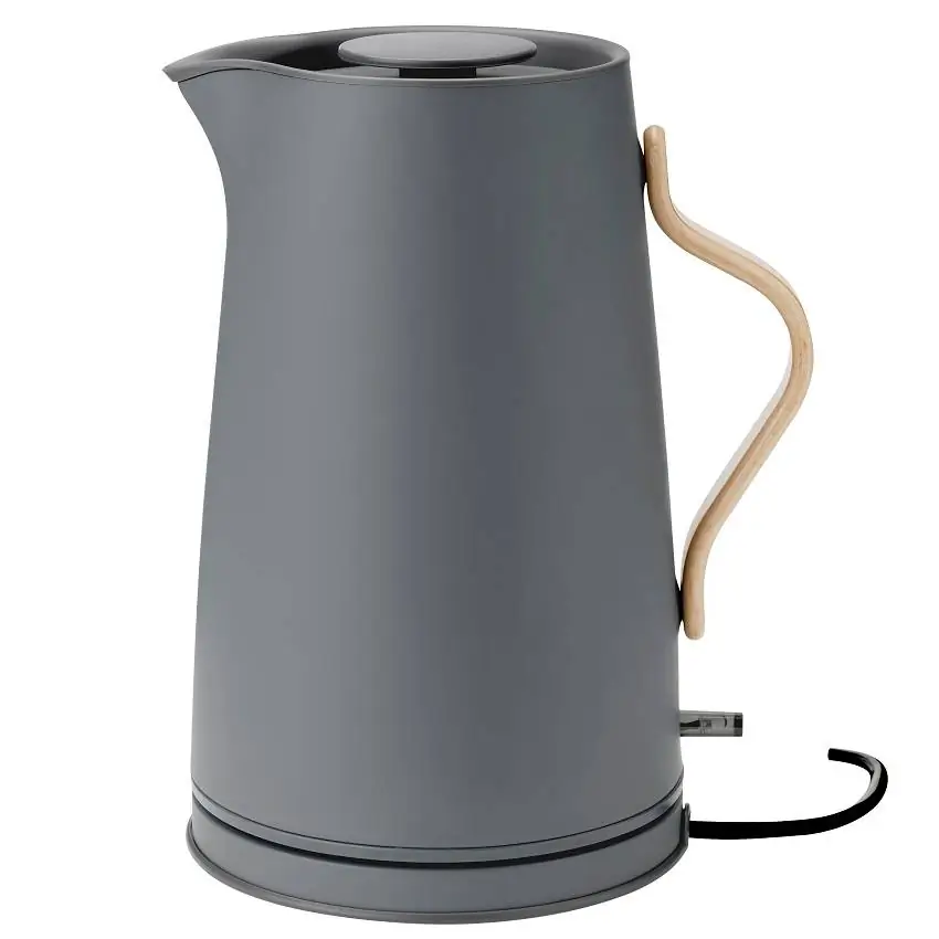 Stelton elektrischer Wasserkocher Emma grau matt Bild