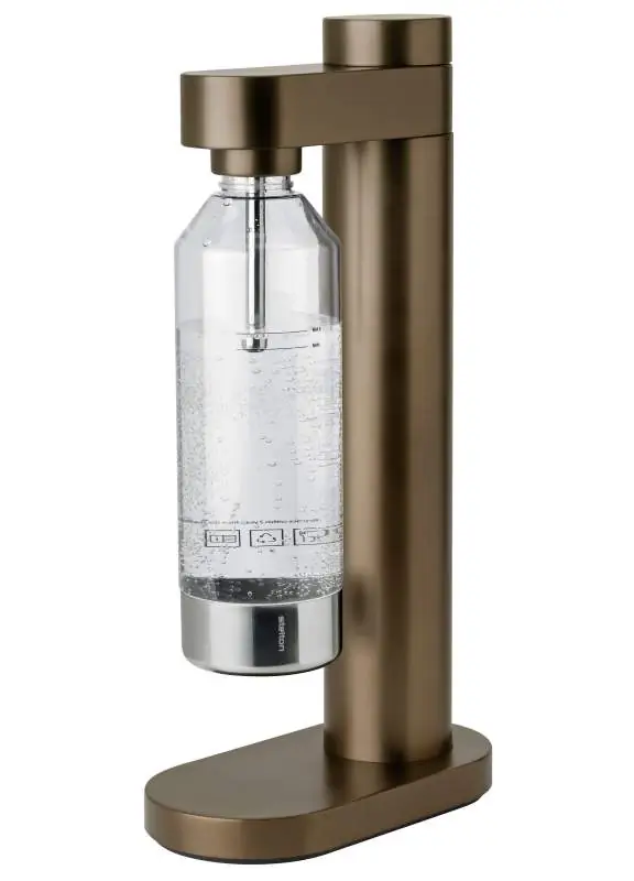 Stelton Brus Wassersprudler dark brown metallic Bild