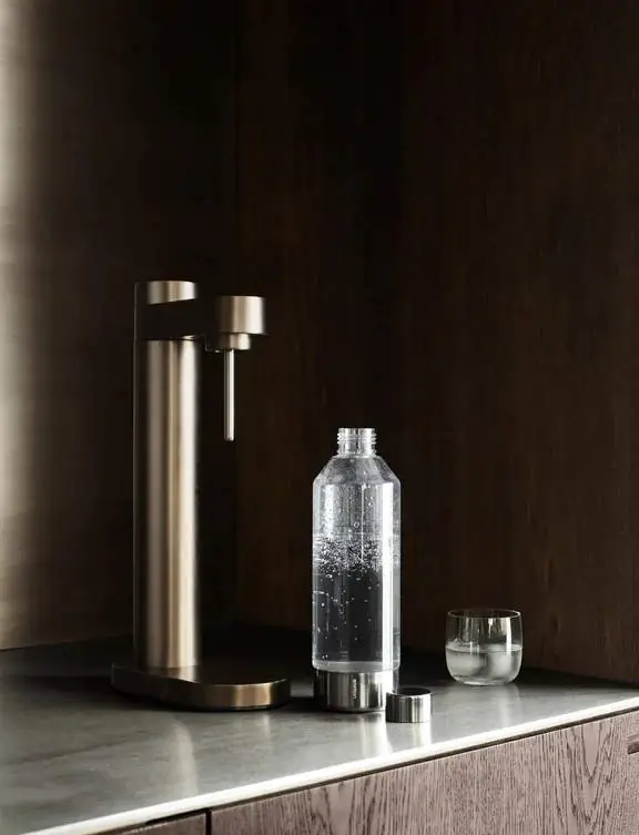 Stelton Brus Wassersprudler dark brown metallic Bild 2