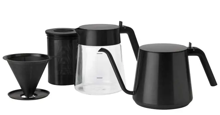 Stelton Nohr slow brew Kaffeefilter black metallic Bild 2