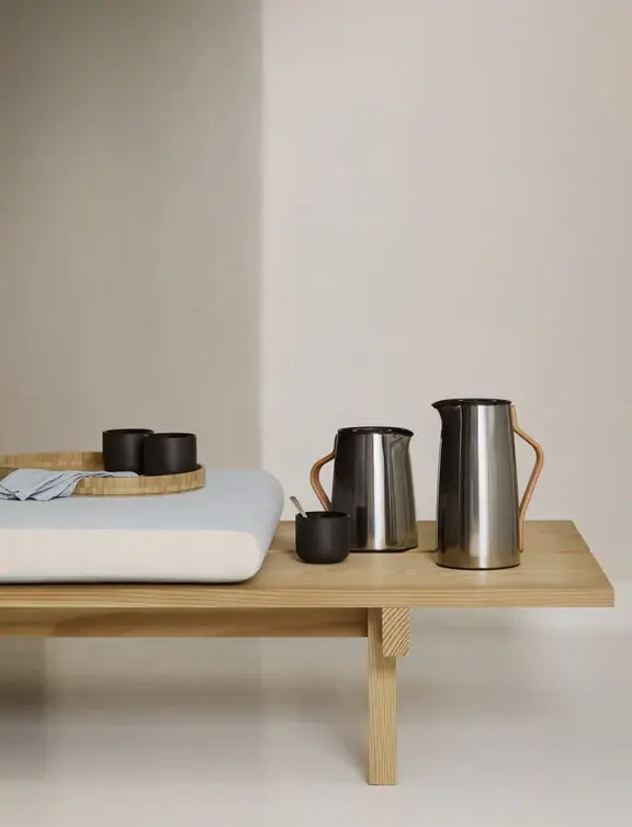 Stelton Emma Isolierkanne Teekanne 1 ltr steel Bild 2