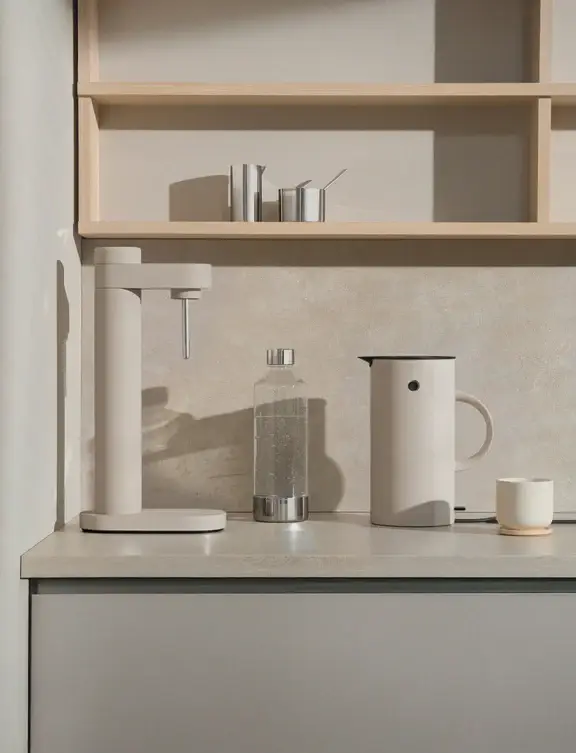 Stelton Brus Wassersprudler soft sand Bild 2