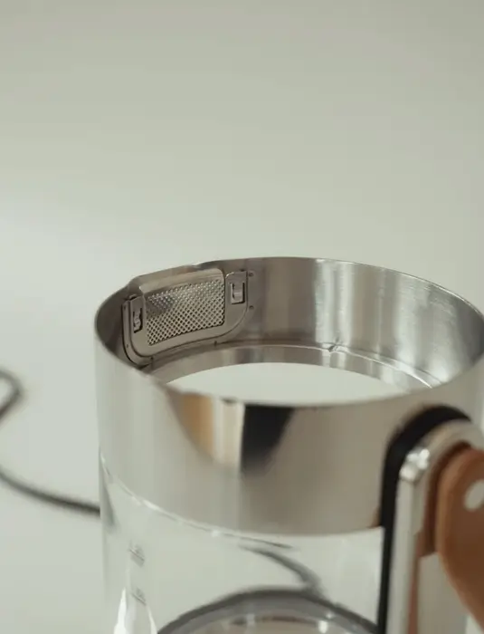 stelton elektrischer Wasserkocher Emma edelstahl Glas Bild 2