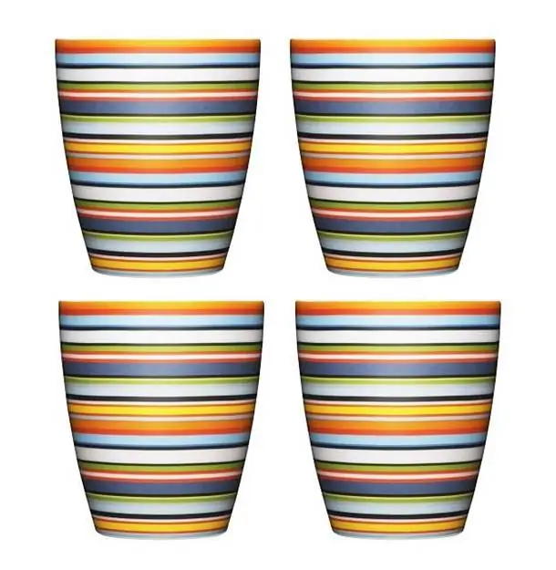 origo orange Set 4 Becher 0,25 ltr