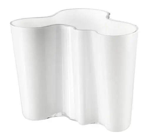iittala Aalto Vase 160mm opal weiss Bild