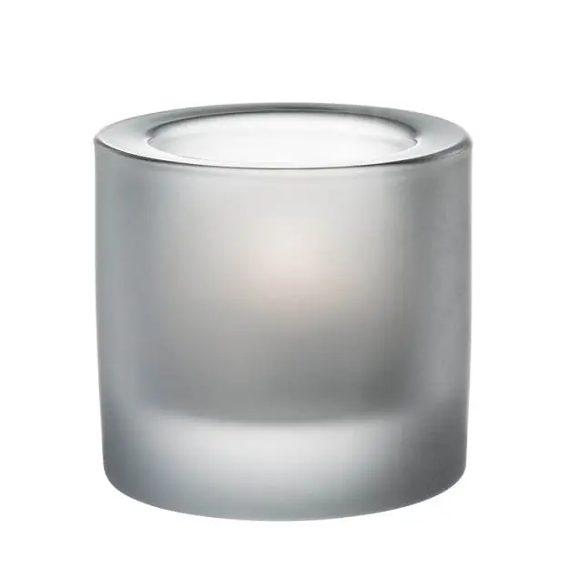 6411920012853 - Kivi Teelichthalter matt-gefrostet