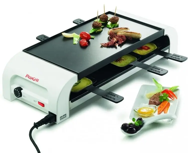 Stöckli Raclette PizzaGrill for 8 mit Aluplatte Bild 2