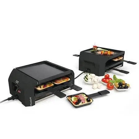 Stöckli Raclette PizzaGrill Four Four Set anthrazit Bild 2