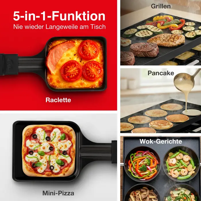 Solis Raclette Tischgrill 5in1 8 Personen Bild 2