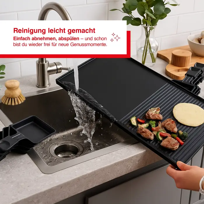 Solis Raclette Combi Grill 3in1 10 Personen Bild 2