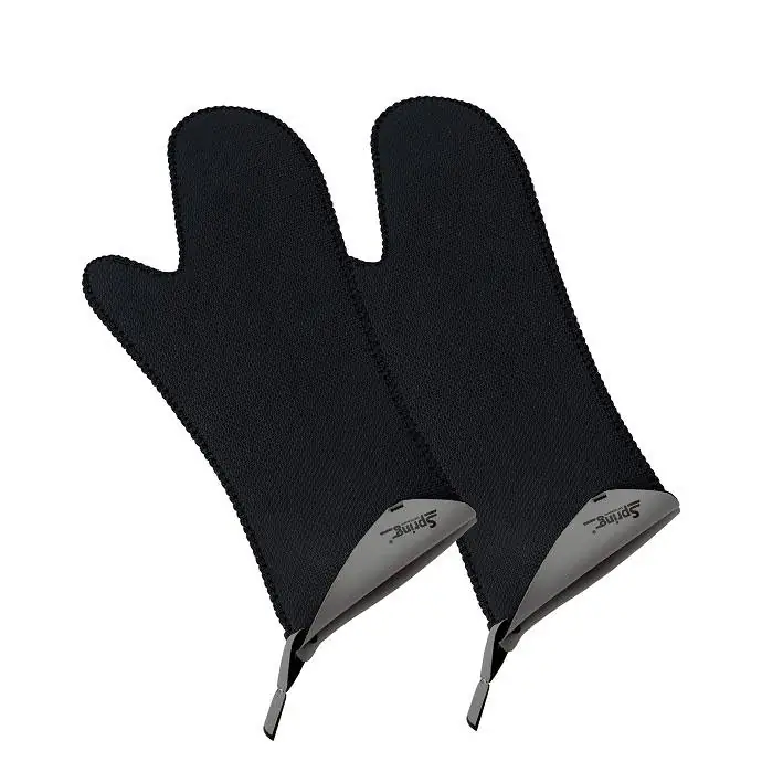 Ofenhandschuh 2 teilig schwarz