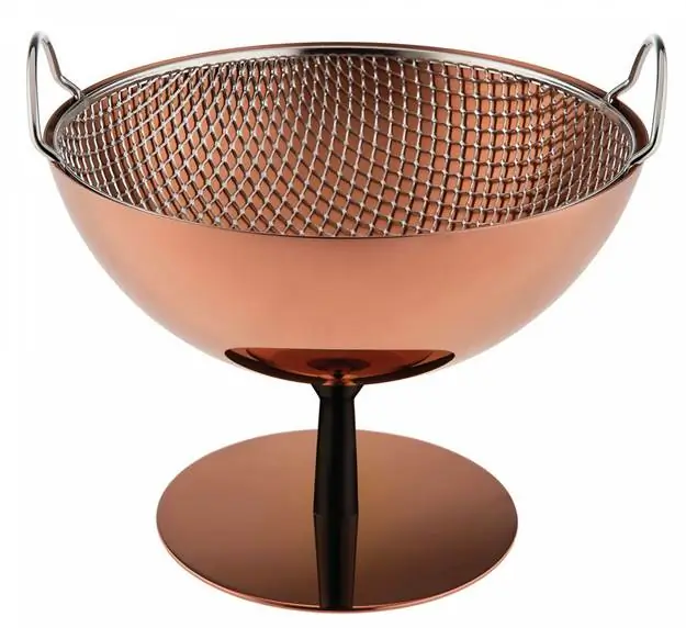 Alessi Obstschale mit Sieb Kupfer AC04 CU limitiert Bild