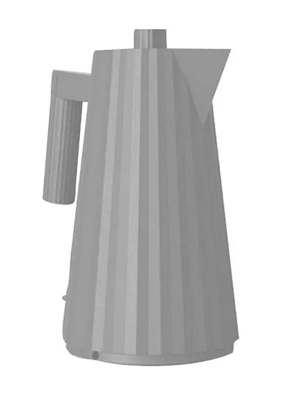 Alessi Plisse elektrischer Wasserkocher grau MDL06 G Bild