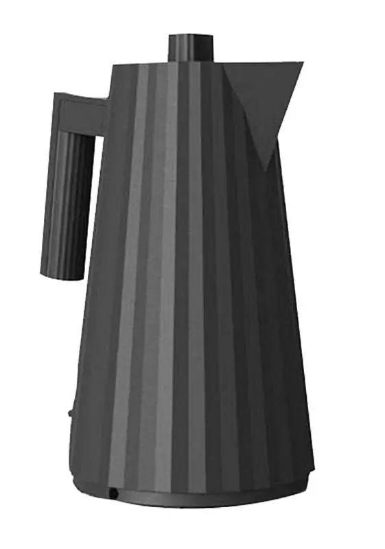 Alessi Plisse elektrischer Wasserkocher schwarz MDL06 B Bild