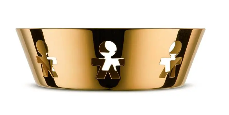 Schale Korb Girotondo gold KK03GD