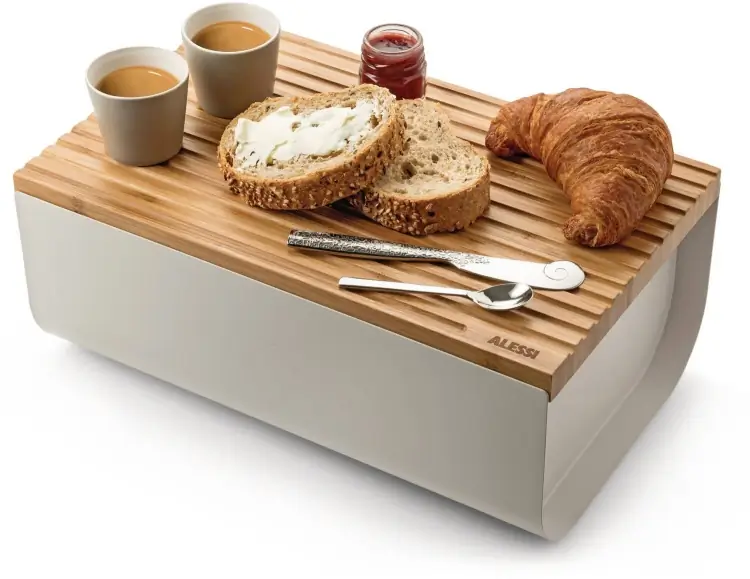 Alessi Brotkasten Mattina hellgrau BG03 WG Bild 2
