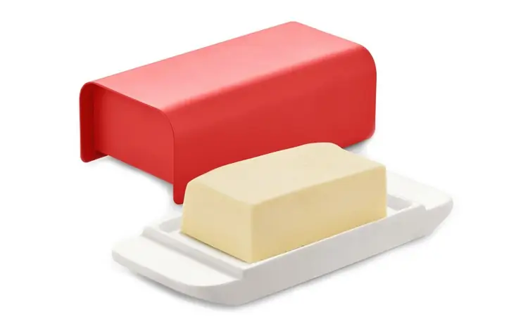 Alessi Mattina Butterdose rot BG04 R Bild 2