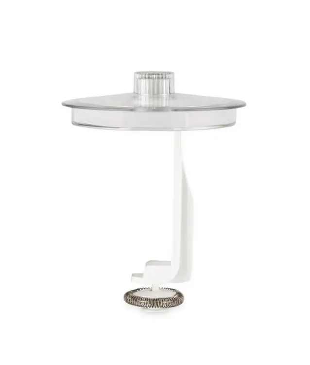 Alessi Plisse elektrischer Milchschäumer weiss MDL13 W Bild 2