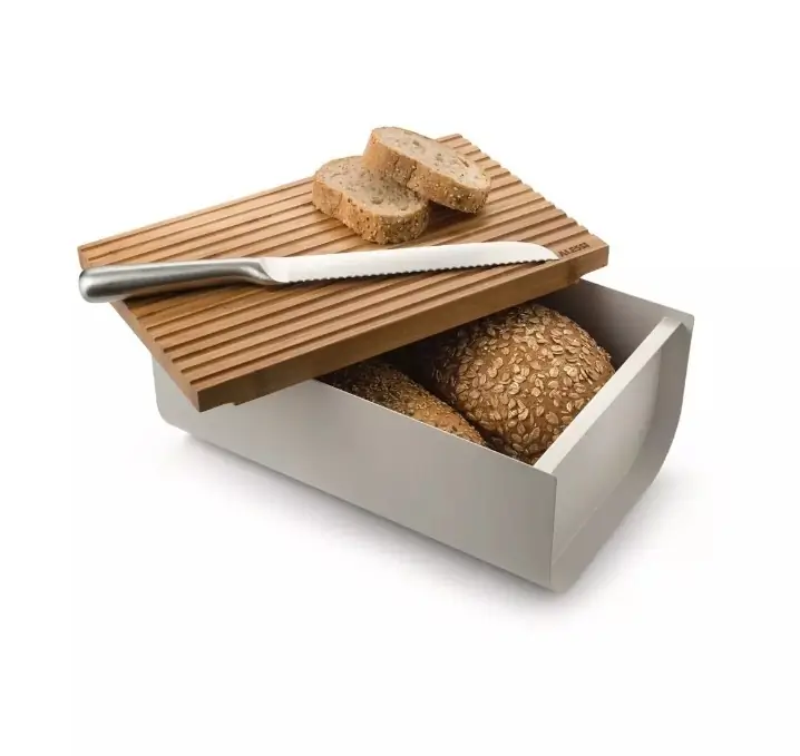 Alessi Brotkasten Mattina dunkelgrau BG03 DG Bild 2