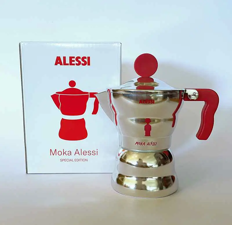 Alessi Espressomaschine MOKA rot AAM33/1 R Bild