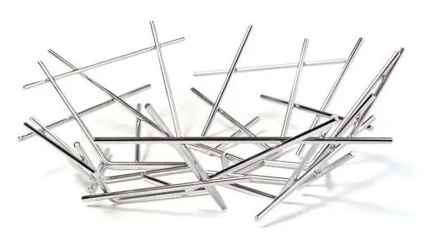 8003299908097 - - Blow Up Korbschale - edelstahl glänzend poliert LxBxH 33x32x105cm