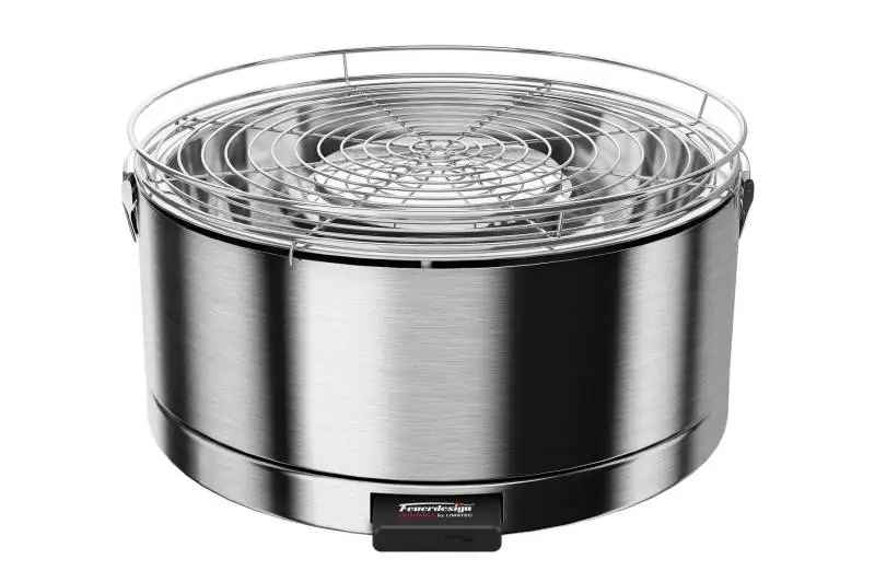 Feuerdesign Tischgrill Mayon Edelstahl Bild