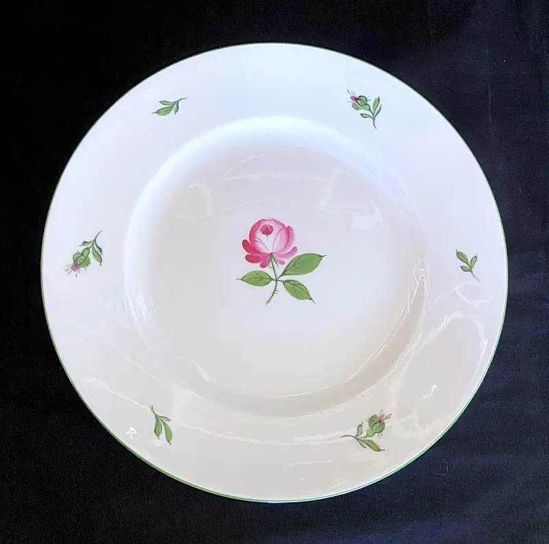 Augarten Wiener Rose Teller flach 19 cm Bild