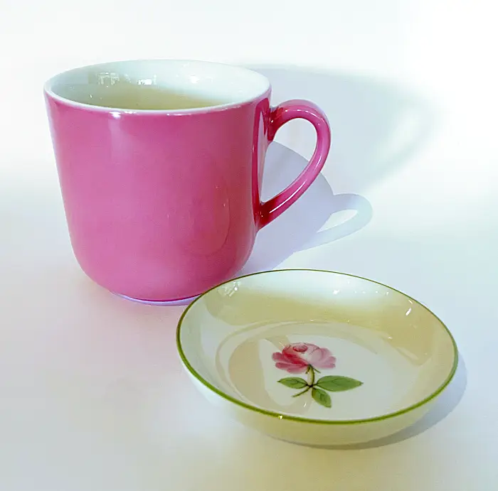 Dibbern Becher mit Henkel 0,32 L PINK Bild 2