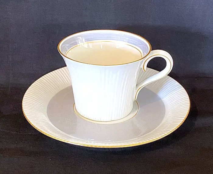 Nymphenburger Porzellanmanufaktur Adonis grau gold Kaffeeservice für 6 Personen Bild 2