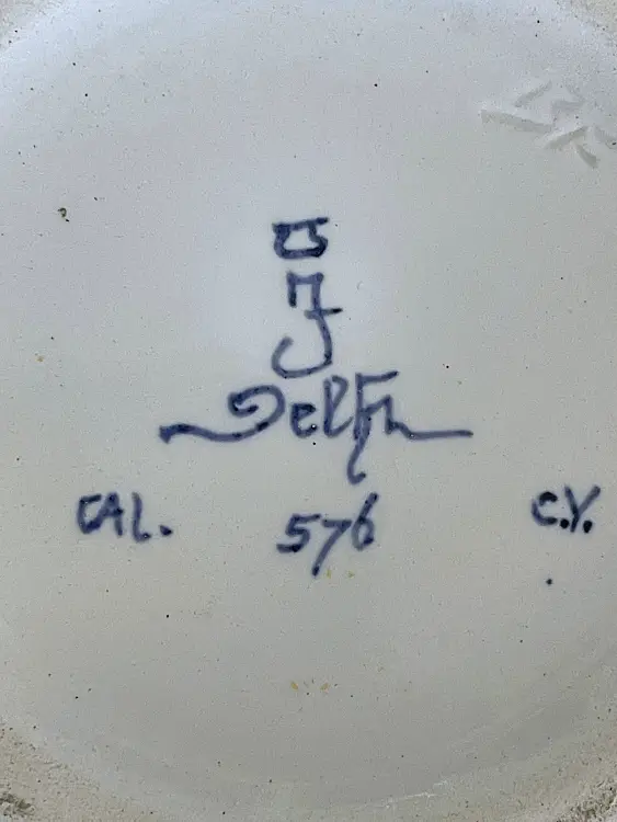 Royal Delft De Porceleyne Fles Vase Delfter Blauw 20cm Bild 2